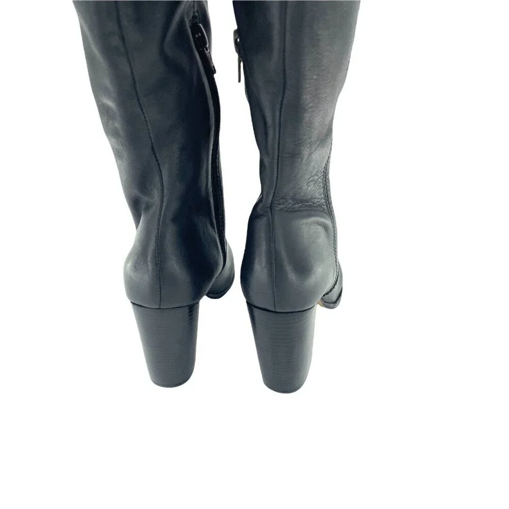 MADE black leather